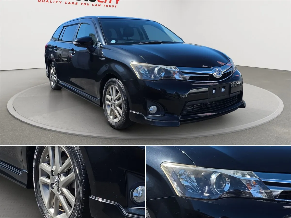 2015 Toyota Corrolla Fielder, G Aero Tourer WXB, half leather Seats Station