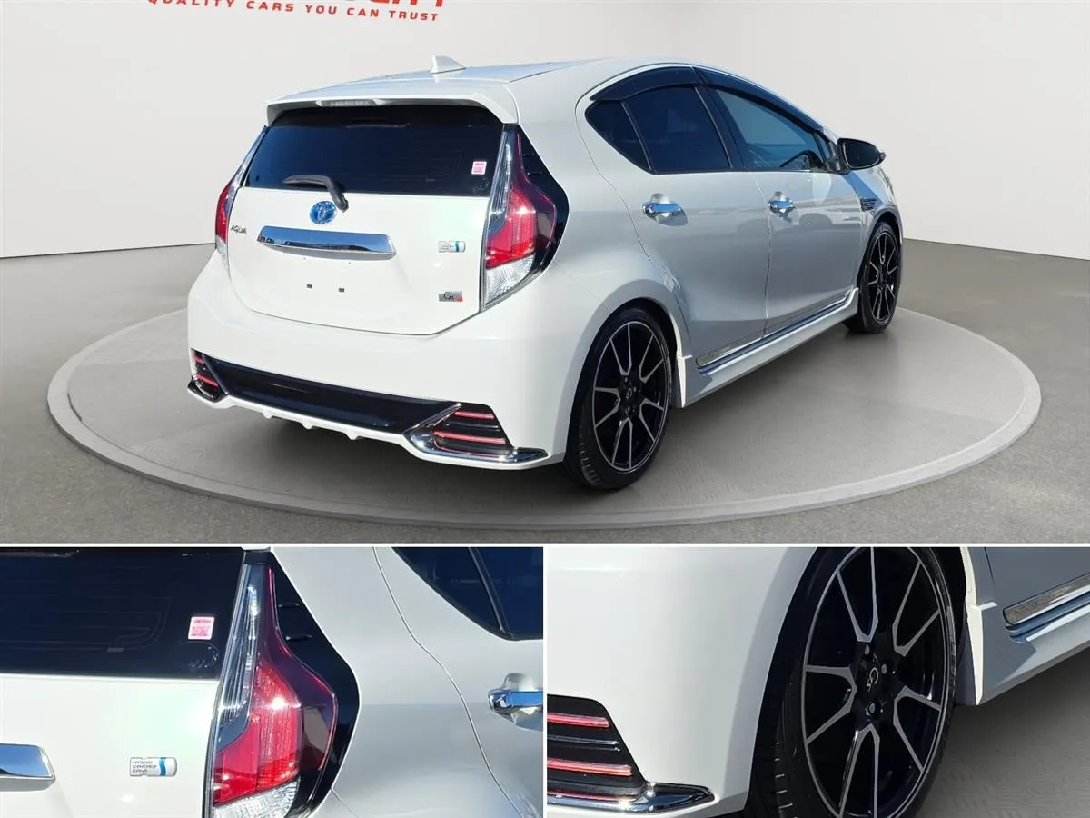 2016 Toyota Aqua GS Sport, Half leather seats