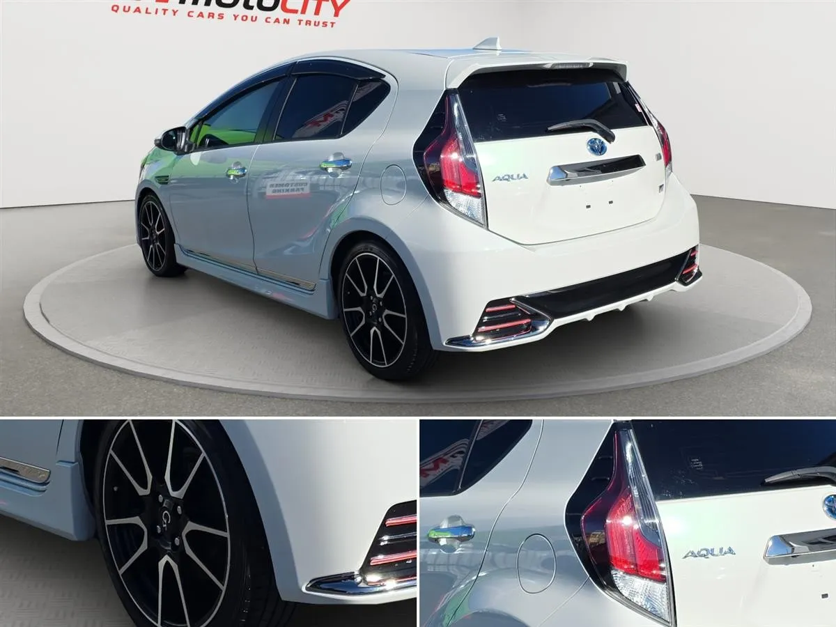 2016 Toyota Aqua GS Sport, Half leather seats