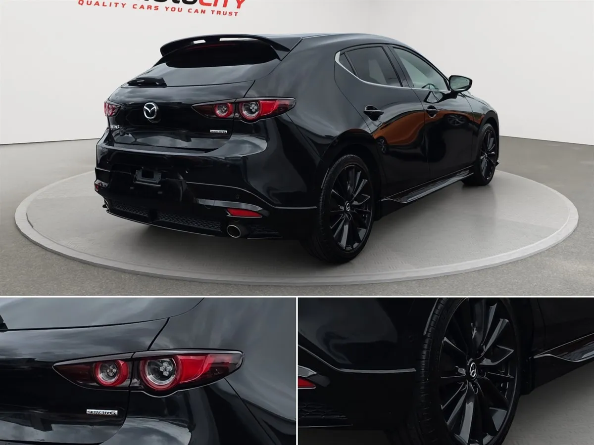 2019 Mazda 3 Cherry Contract Leather Seats, 360 Camera