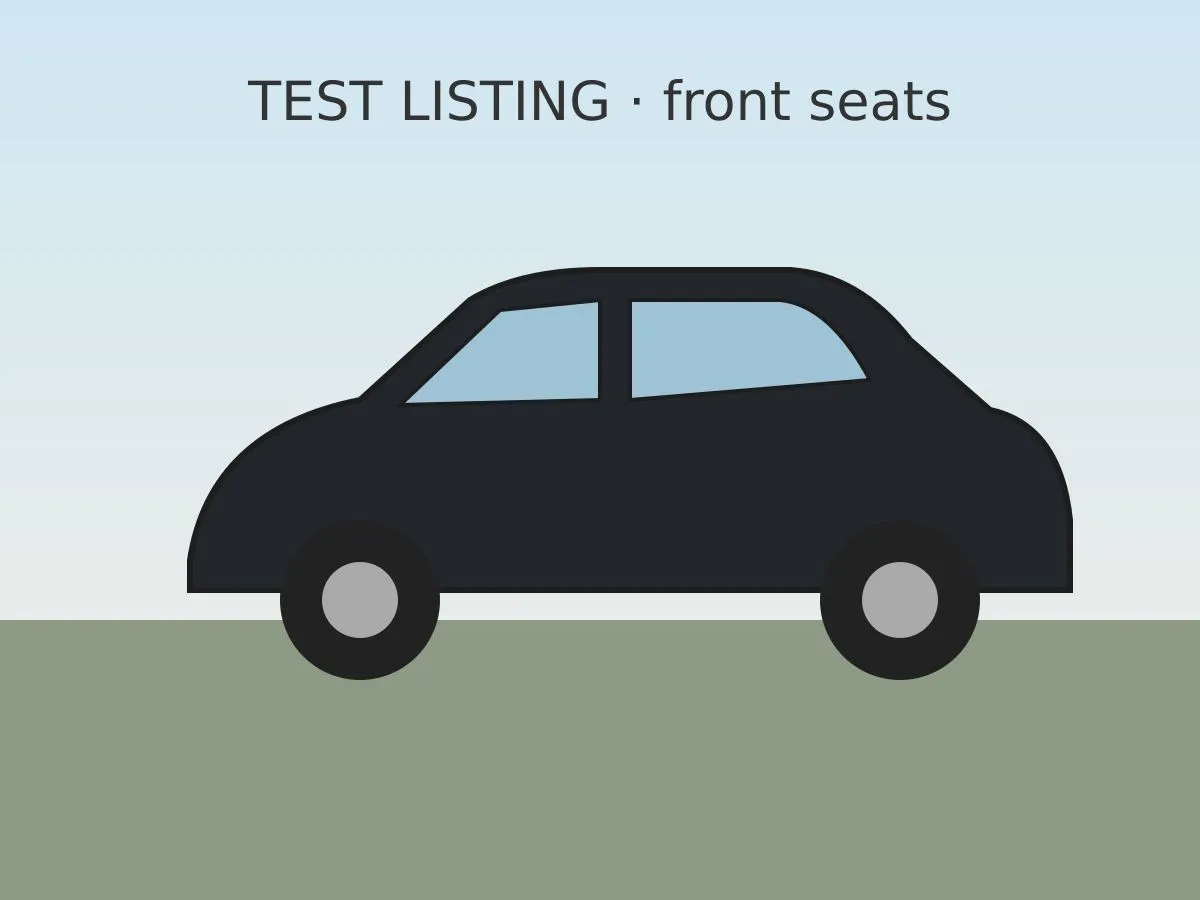 2024 Toyota Hiace ZR: Front seats
